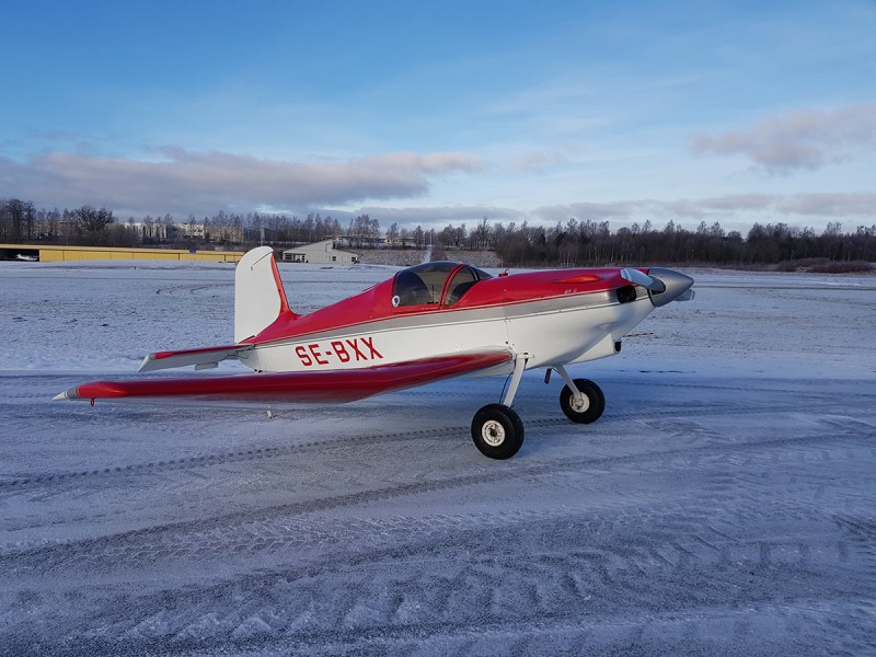 SE-BXX på Borås Viared 2019-01-19. Foto Per Ola Karlsson.